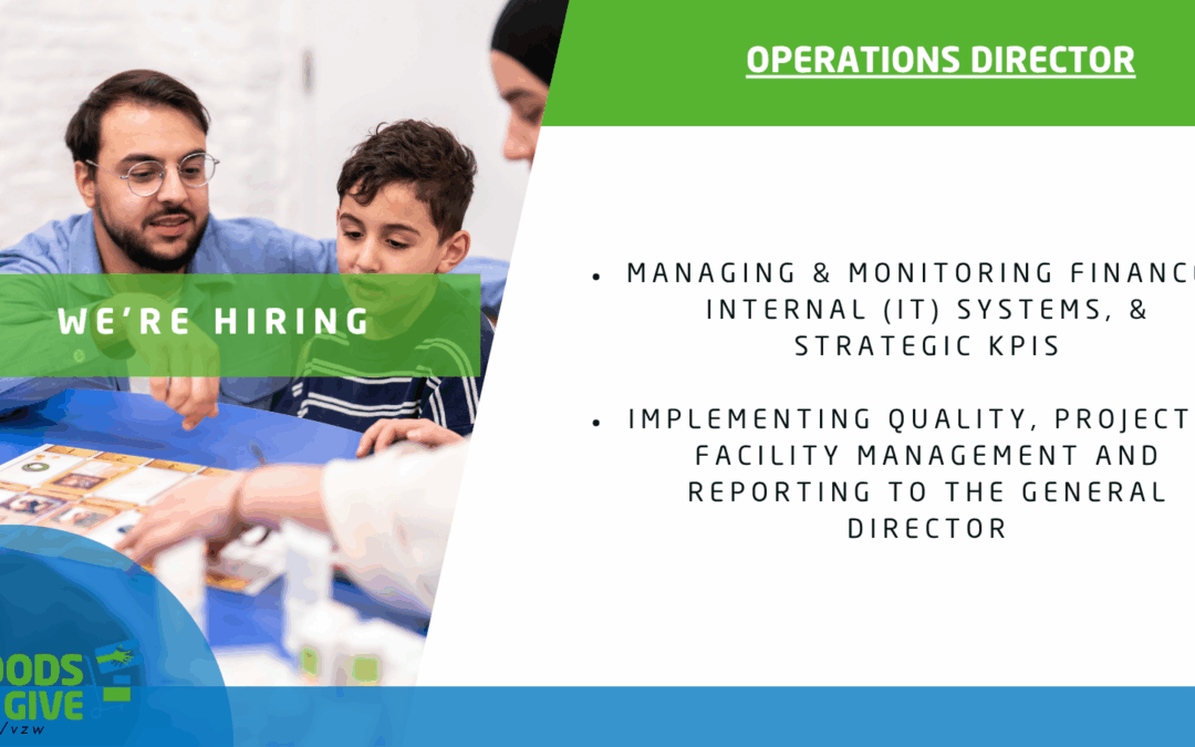 Goods to Give recrute un Directeur/Directrice des Opérations (“COO”) (H/F)